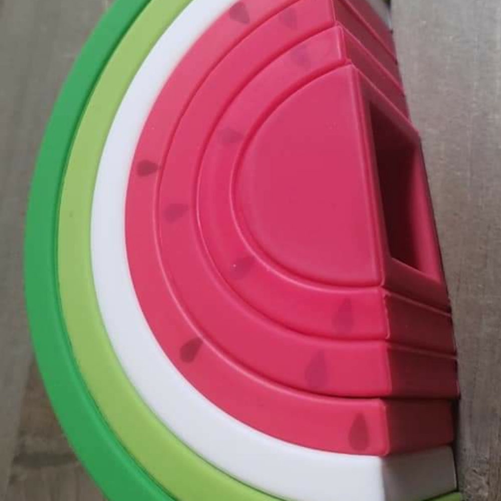 sillicone watermellon stackers
